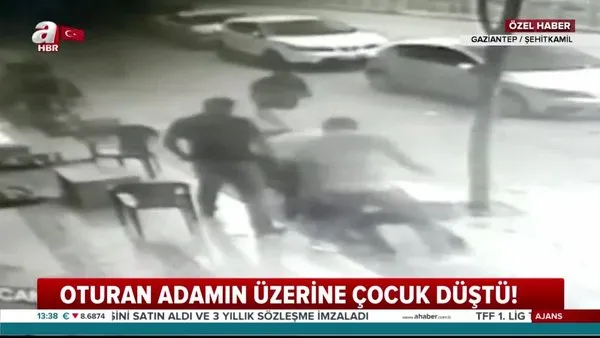 Son dakika: Gaziantep'te yaşanan mucize olay kamerada! 2 yaşındaki çocuk üçüncü kattan düştü, burnu bile kanamadı | Video