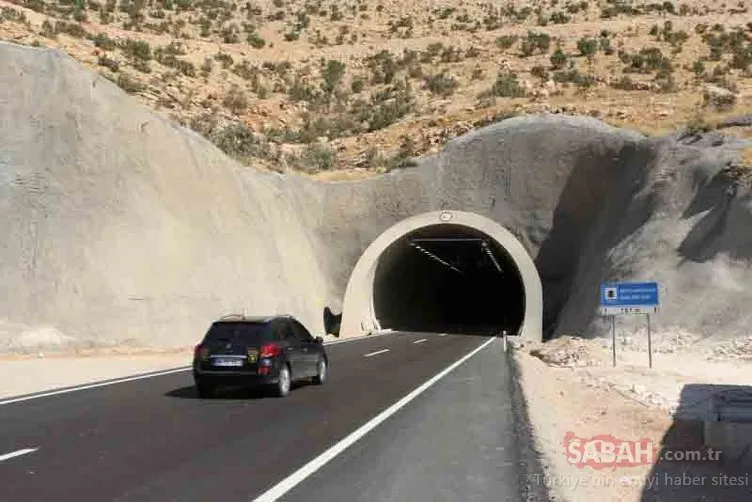 Cudi Dağı tünelleri hizmete açıldı