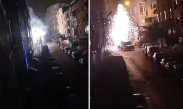 Elektrik kablolarında art arda patlama! Kıvılcımlar sokağa yayıldı