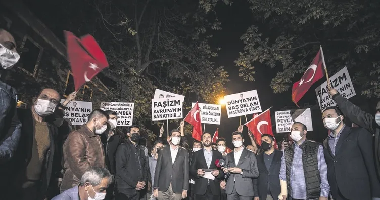 Ankara’da ‘Charlie Hebdo’ protestosu