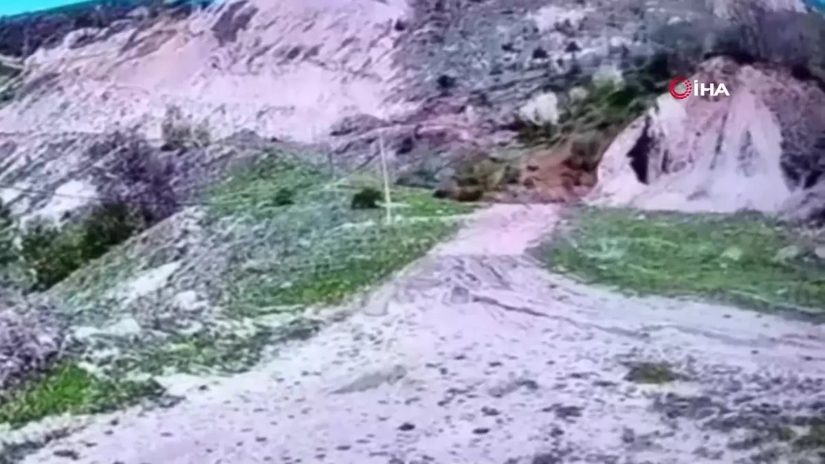 Tokat'ta heyelan kamerada videosunu izle | Son Dakika Haberleri