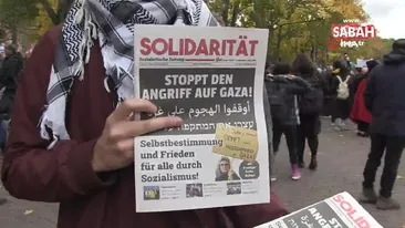 Almanya’da Filistin’e destek yürüyüşü