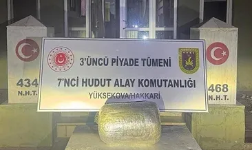 Hakkari’de 5 kilo 842 gram uyuşturucu ele geçirildi