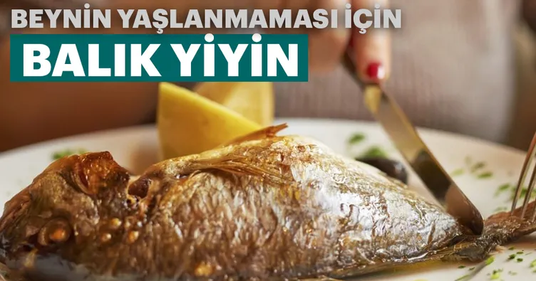 Balık yiyin yeşil çay için