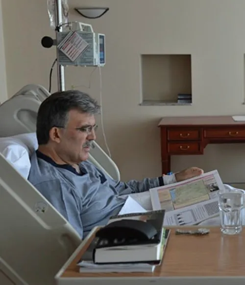 Cumhurbaşkanı Abdullah Gül hastanede