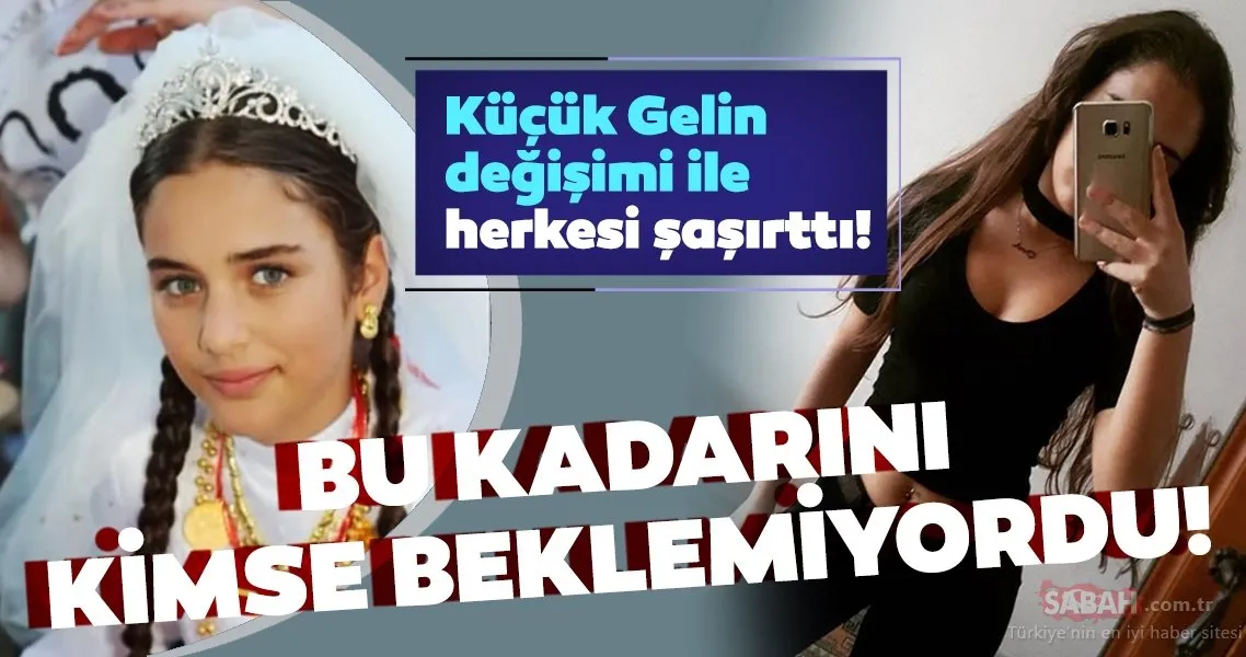 Küçük Gelin rolüyle hatırlanan Çağla Şimşek�in değişimi inanılmaz