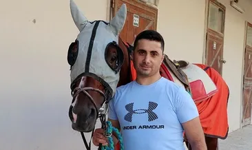 18 ay sonra atıyla buluştu