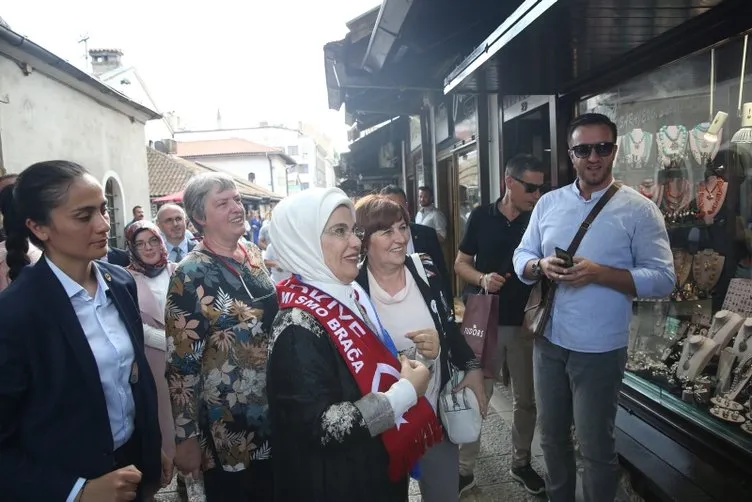 Emine Erdoğan, Başçarşı'yı gezdi