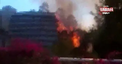 Son Dakika: Marmaris’te orman yangını! Alevler otele sıçradı... | Video
