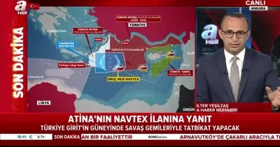 Son dakika! Türkiye, Girit’in güneyinde savaş gemileriyle tatbikat yapacak | Video
