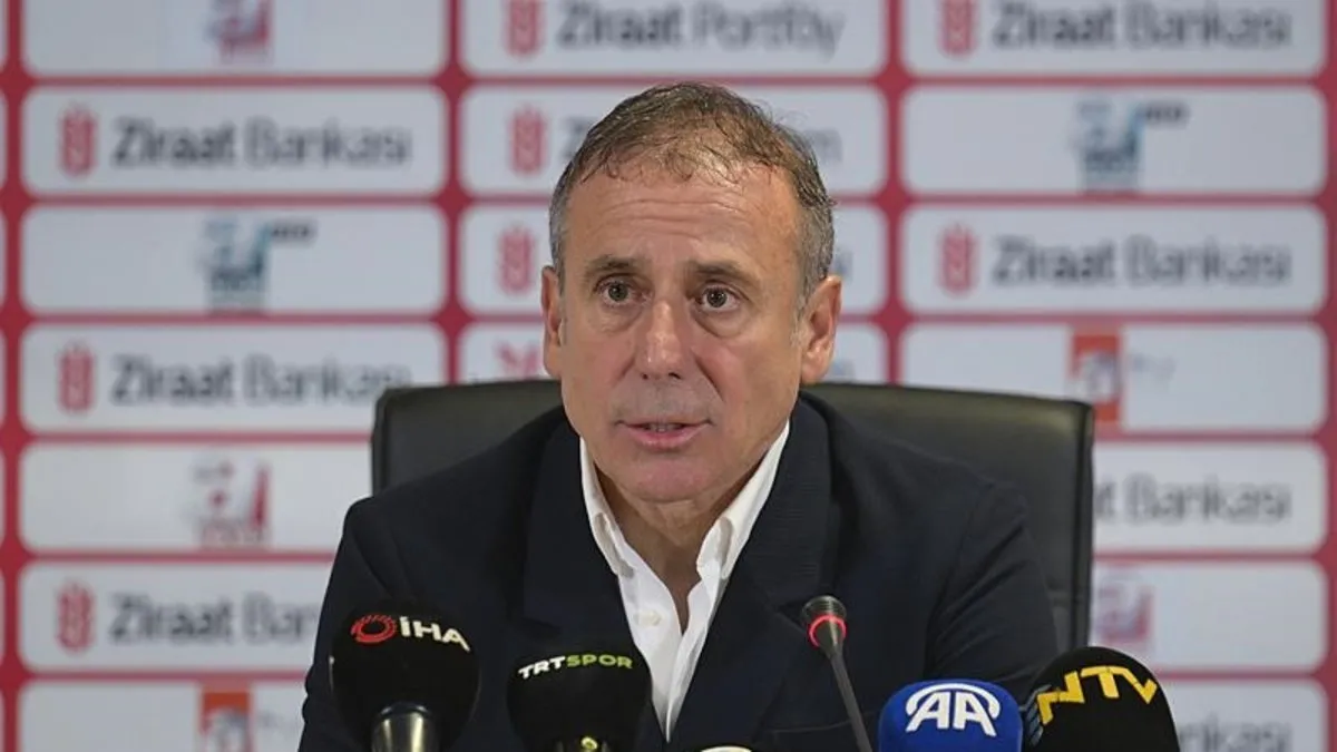 Trabzonspor Teknik Direktörü Abdullah Avcı: Hedefimiz ligi 3’üncü bitirmek ve kupayı kazanmak
