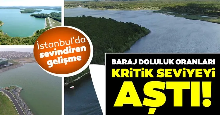 Son dakika: İstanbul’da baraj doluluk oranları kritik seviyenin üzerine çıktı!