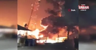 Meksika’da petrol rafinerisinde yangın: 4 yaralı | Video
