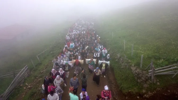 Karadeniz'de renkli göç!