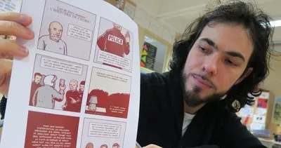 Fransa’da Müslüman çocukların gözaltına alındığı olay çizgi roman oldu