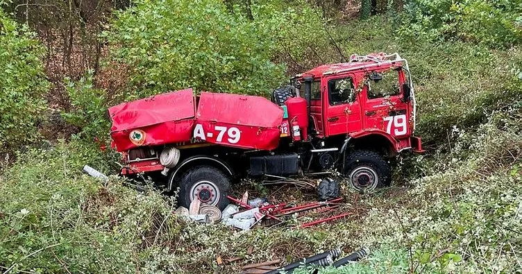 Orman yangını ihbarına giderken kaza yaptılar: 4 yaralı