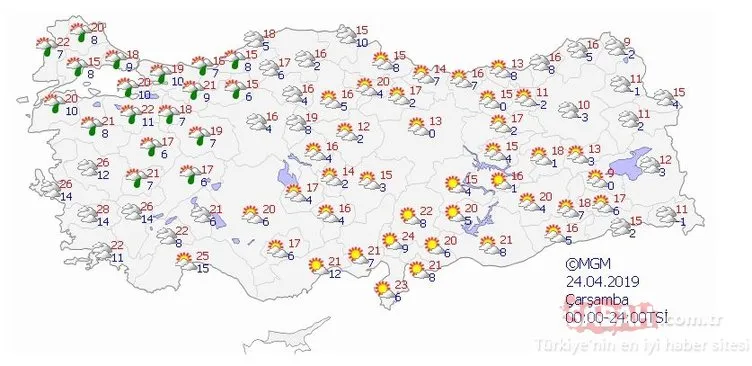 Meteoroloji son dakika olarak uyardı! İstanbul başta olmak üzere birçok ilde sağanak yağış bekleniyor!