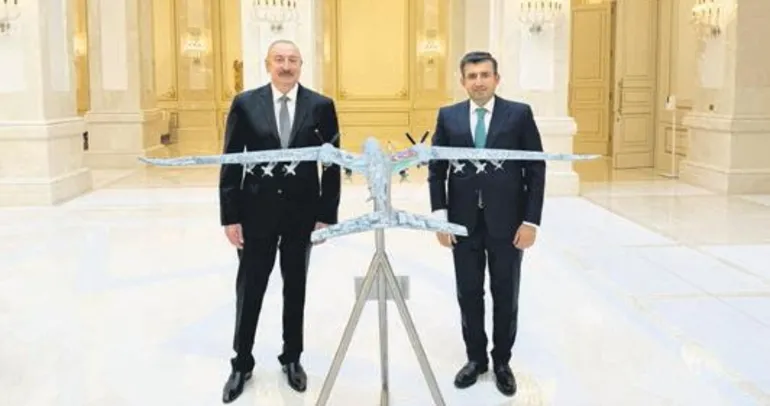 Aliyev Bayraktar’ı kabul etti