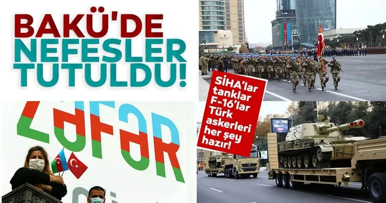 Son dakika haberi: Bakü’de nefesler tutuldu: SİHA’lar tanklar, F-16’lar ve Türk askerleri, her şey hazır!