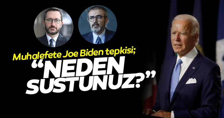 Fahrettin Altun'dan muhalefete tepki: Siz neden sustunuz?