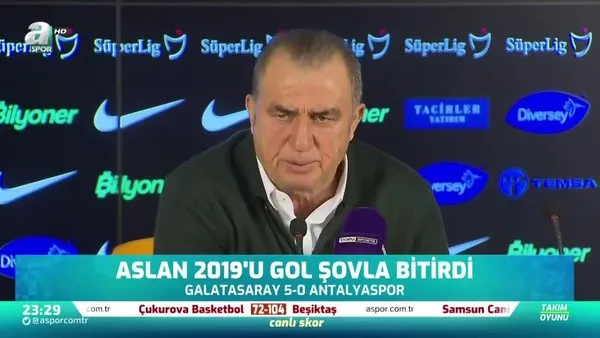 Galatasaray 5 - 0 Antalyaspor karşılaşması sonrası Fatih Terim'den flaş açıklamalar!