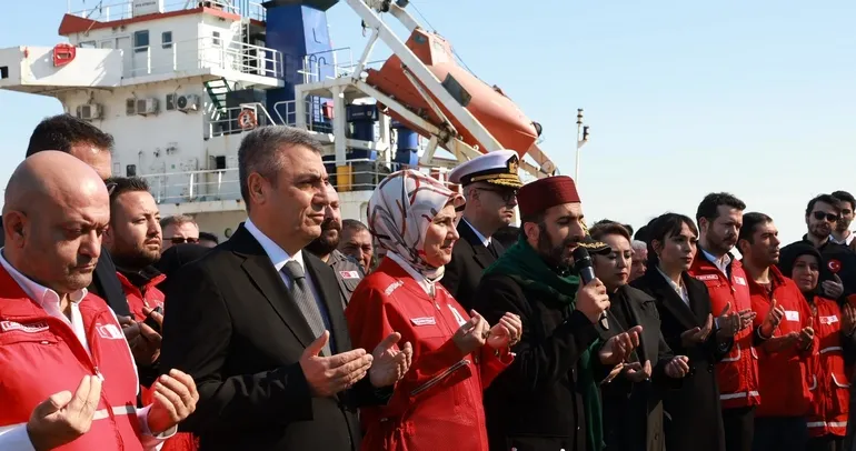 Türk Kızılay ramazan ayının ilk günü Gazze’ye 21’inci iyilik gemisini yola çıkardı