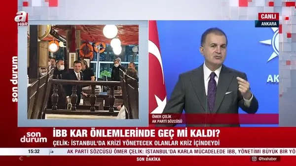 SON DAKİKA: AK Parti Sözcüsü Ömer Çelik’ten Ekrem İmamoğlu’na tepki: 