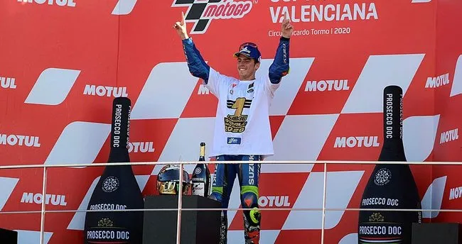 MotoGP'de şampiyon Suzuki Ecstar'dan Joan Mir