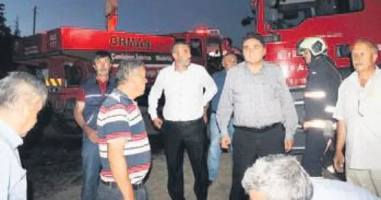 Çamlıdere’de yangın paniği