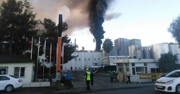 Adana’da yağ fabrikasında yangın