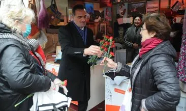 Kadınlar gününde Galata çarşısı açıldı #istanbul