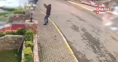 Küçükçekmece’de restorana düzenlenen silahlı saldırının görüntüsü ortaya çıktı | Video