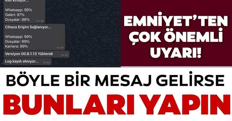 son dakika haberi emniyet ten whatsapp