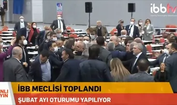 İBB meclisinde tartışma çıktı
