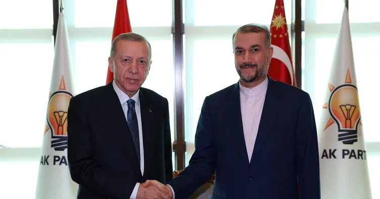Başkan Erdoğan İran Dışişleri Bakanı Hüseyin Emir Abdullahiyan’ı kabul etti