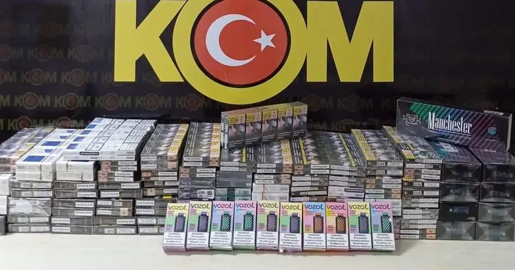 Viranşehir’de 850 paket gümrük kaçağı sigara ele geçirildi