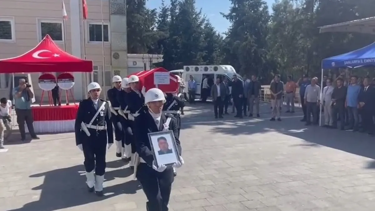 Şanlıurfa’da vefat eden il emniyet müdür yardımcısı memleketine uğurlandı