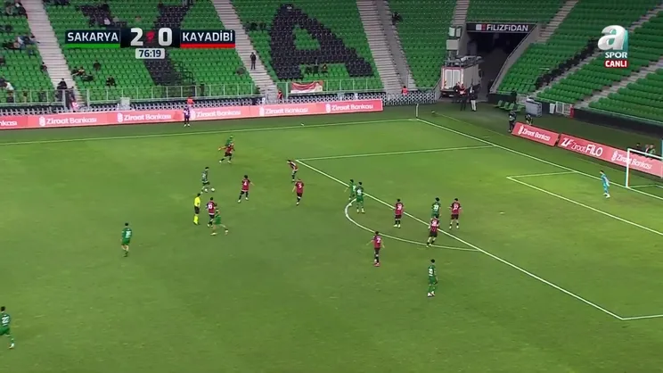MAÇ ÖZETİ İZLE | Sakaryaspor 2-0 ArIt Kayadibispor