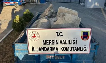 Mersin'de tarihi eser kaçakçılarına operasyon: Bizans dönemine ait birçok eser ele geçirildi #mersin
