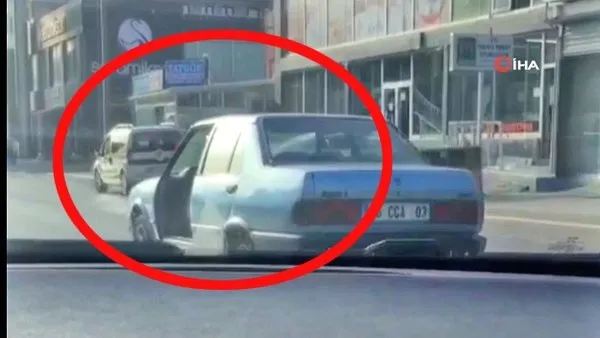 Son dakika: Bursa'da trafikte skandal görüntü | Video
