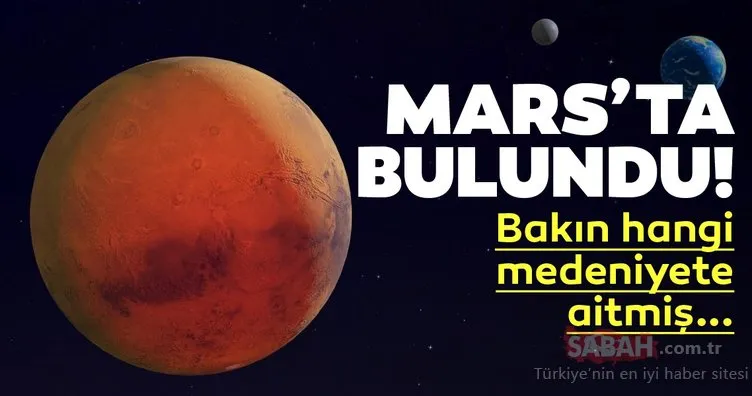 Mars’ta uzaylılara ait heykel bulundu! Kızıl gezegenle ilgili flaş iddia ortalığı karıştırdı