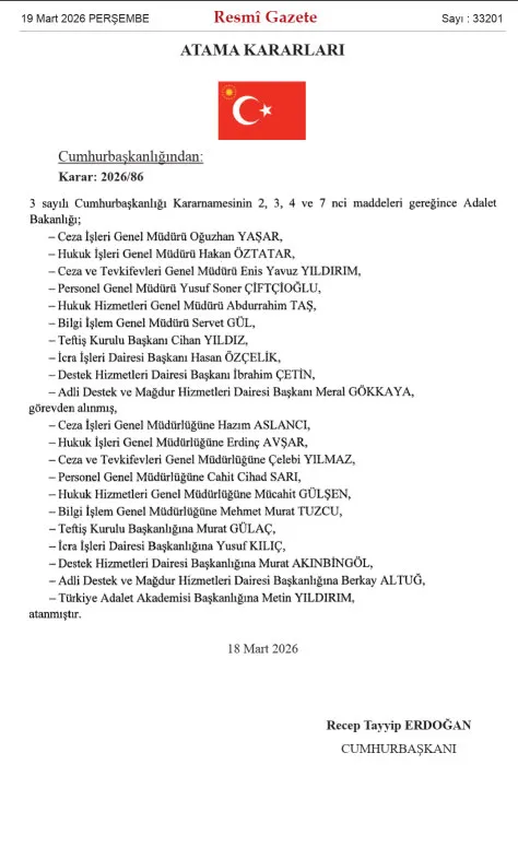 adalet-bakanliginda-ust-duzey-atamalar-resmi-gazetede-yayimlandi-1773872170846.jpg Adalet Bakanlığı’nda üst düzey atamalar! Resmi Gazete’de yayımlandı