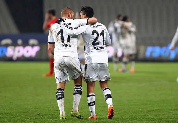 Beşiktaş - Eskişehir maçından kareler