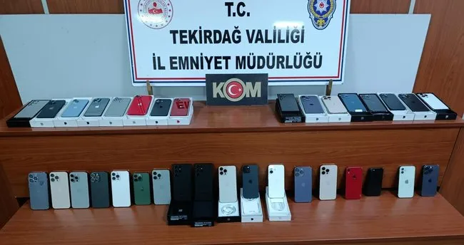 Cep telefonuna kaçakçılığına polis baskını