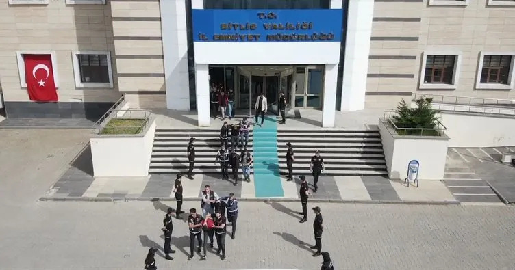 Bitlis merkezli 3 ilde uyuşturucu operasyonu; 11 tutuklama