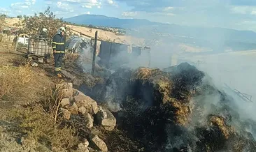Kütahya’da ahırda yangın: 1 ölü