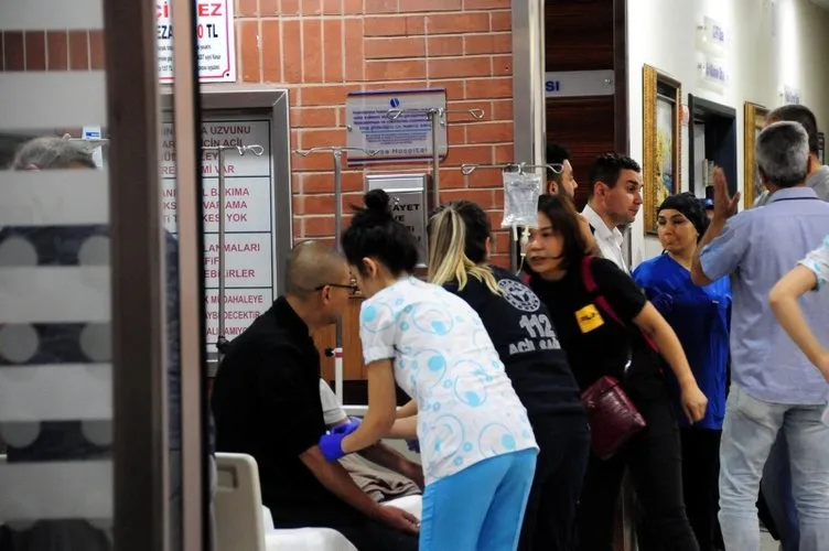 52 turist, gıda zehirlenmesi nedeniyle hastaneye kaldırıldı