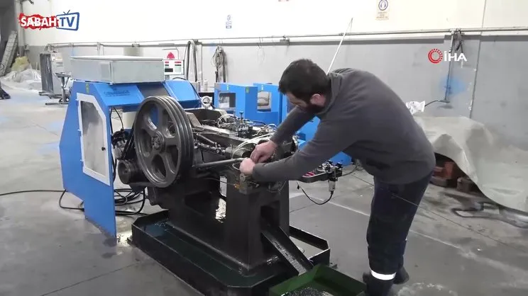 Almanya'dan 160 bin Euro'ya satılan perçin makinesini 25 bin dolara mal etti | Video