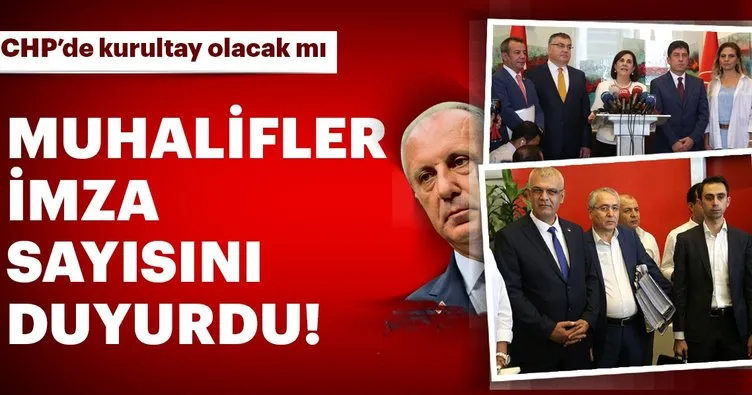 Son dakika: CHP'de kritik dakikalar! Muhalifler kurultay için imzaları getirdi