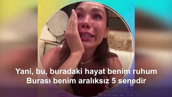 Instagram hesabı kapatılan Rus sosyal medya fenomeni kadın gözyaşlarına boğuldu 